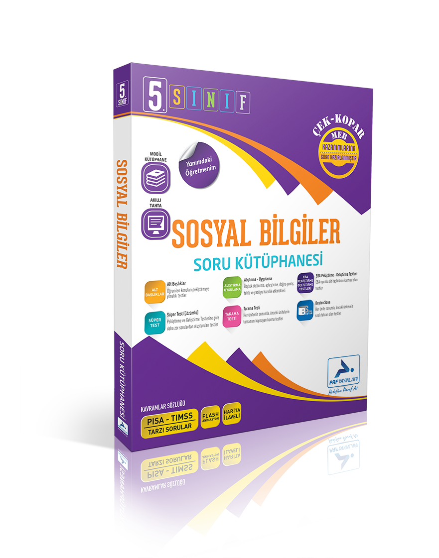 5. Sınıf Sosyal Bilgiler Soru Kütüphanesi Prf Paraf Yayınları