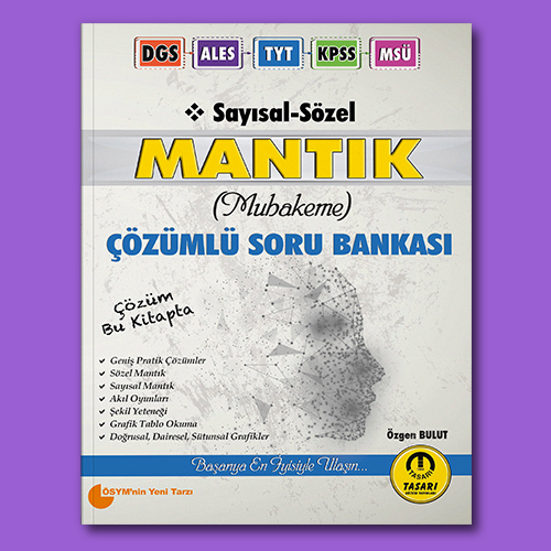 Sayısal Sözel Mantık Çözümlü Soru Bankası Tasarı Eğitim Yayınları