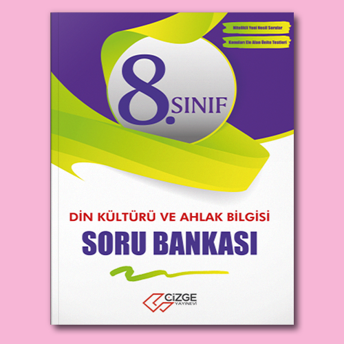 8.Sınıf Din Kültürü ve Ahlak Bilgisi Soru Bankası Çizge Yayınevi