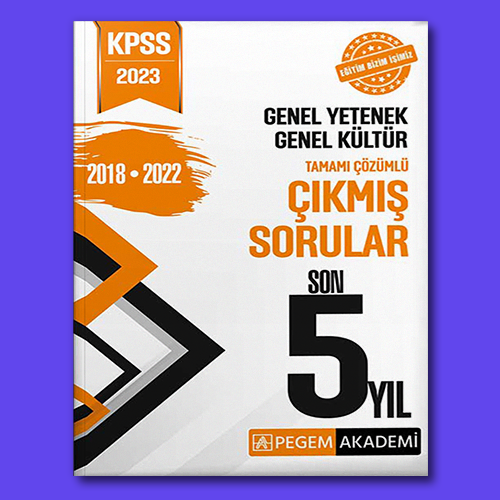 2023 KPSS Genel Yetenek Genel Kültür Çıkmış Sorular Son 5 Sınav