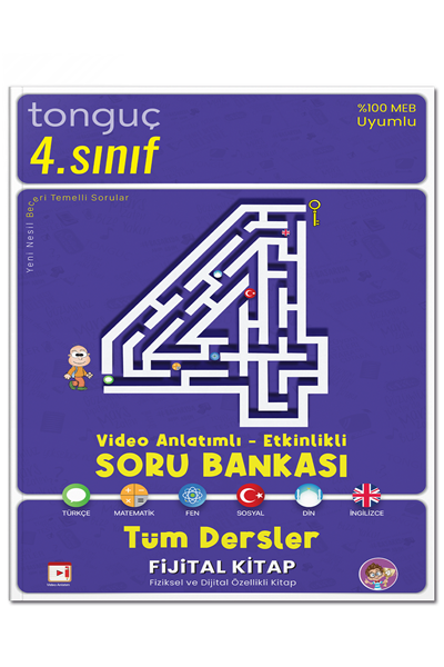 4. Sınıf Tüm Dersler Video Anlatımlı - Etkinlikli Soru Bankası